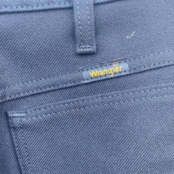 VINTAGE Black stay pressed wrangler size 31 x 30 - Picture 2 of 5